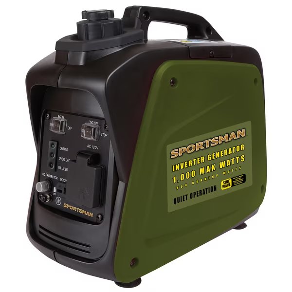 Portable and Inverter Generator, 1,800 W Rated, 1,000 W Surge, 4 A A, Sportsman, Mfr#: GEN1000I